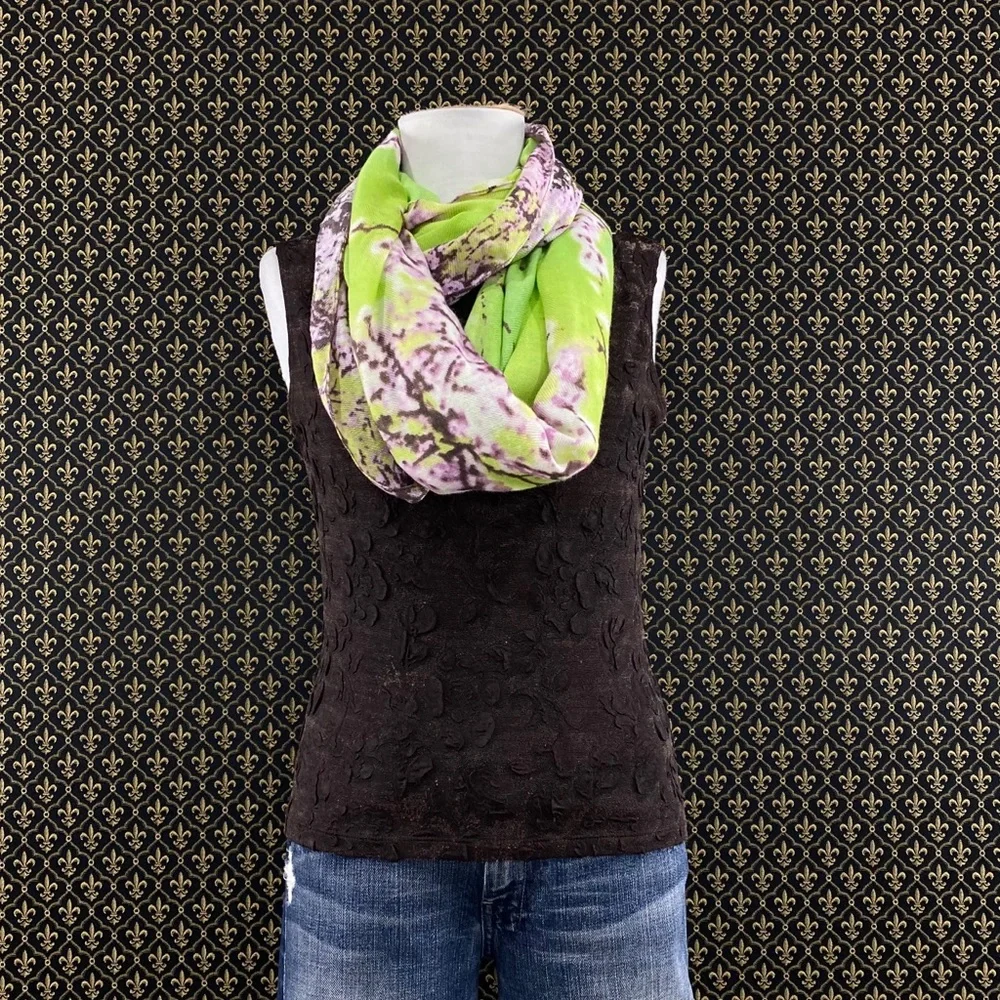 Anthro “Lime Hanami Scarf” by Rose & Rose